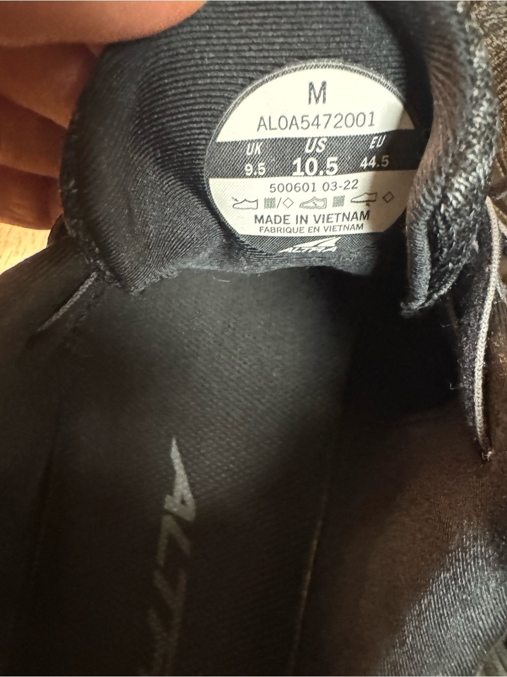 Altra Men's Athletic Shoes Black Heather - Picture 5 of 6